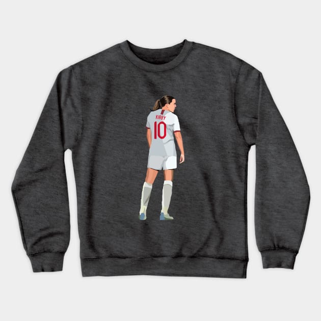 Fran Kirby Crewneck Sweatshirt by Webbed Toe Design's